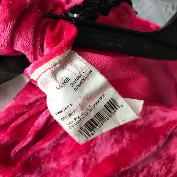 Girl Pink  costume witch size large - Picture 7 of 8